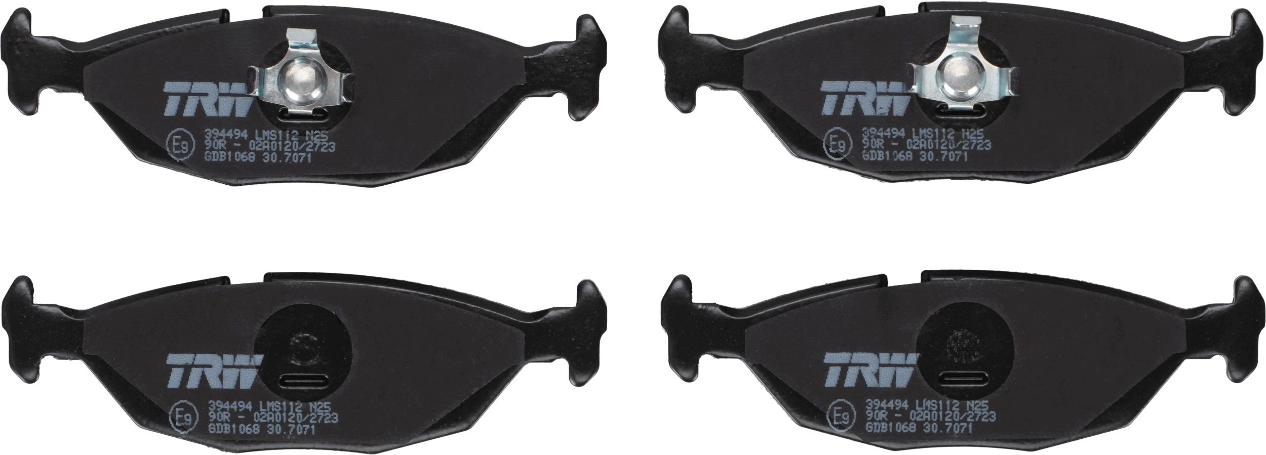 TRW GDB1068 - Bremsbelagsatz, Scheibenbremse