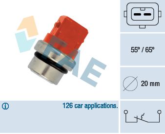 Temperature Switch, coolant warning lamp 35320