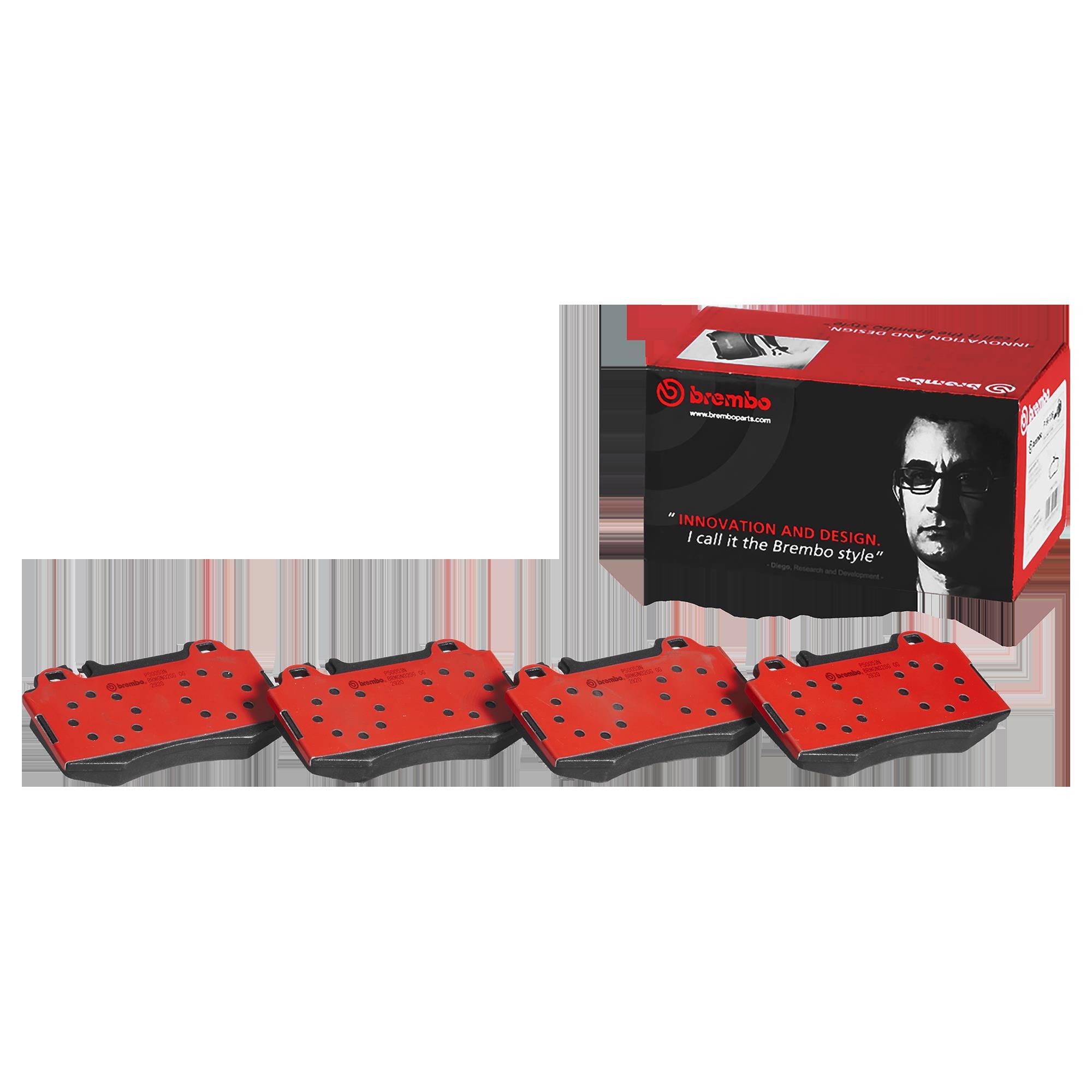 BREMBO DISC PAD -  MERCEDES BENZ C240 W203 00-05 (FRT) - TecDoc 1