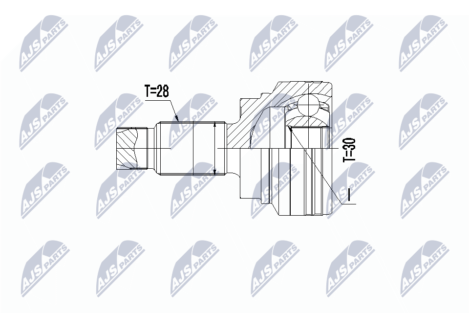 NTY NPZ-BM-013 - Gelenksatz, Antriebswelle