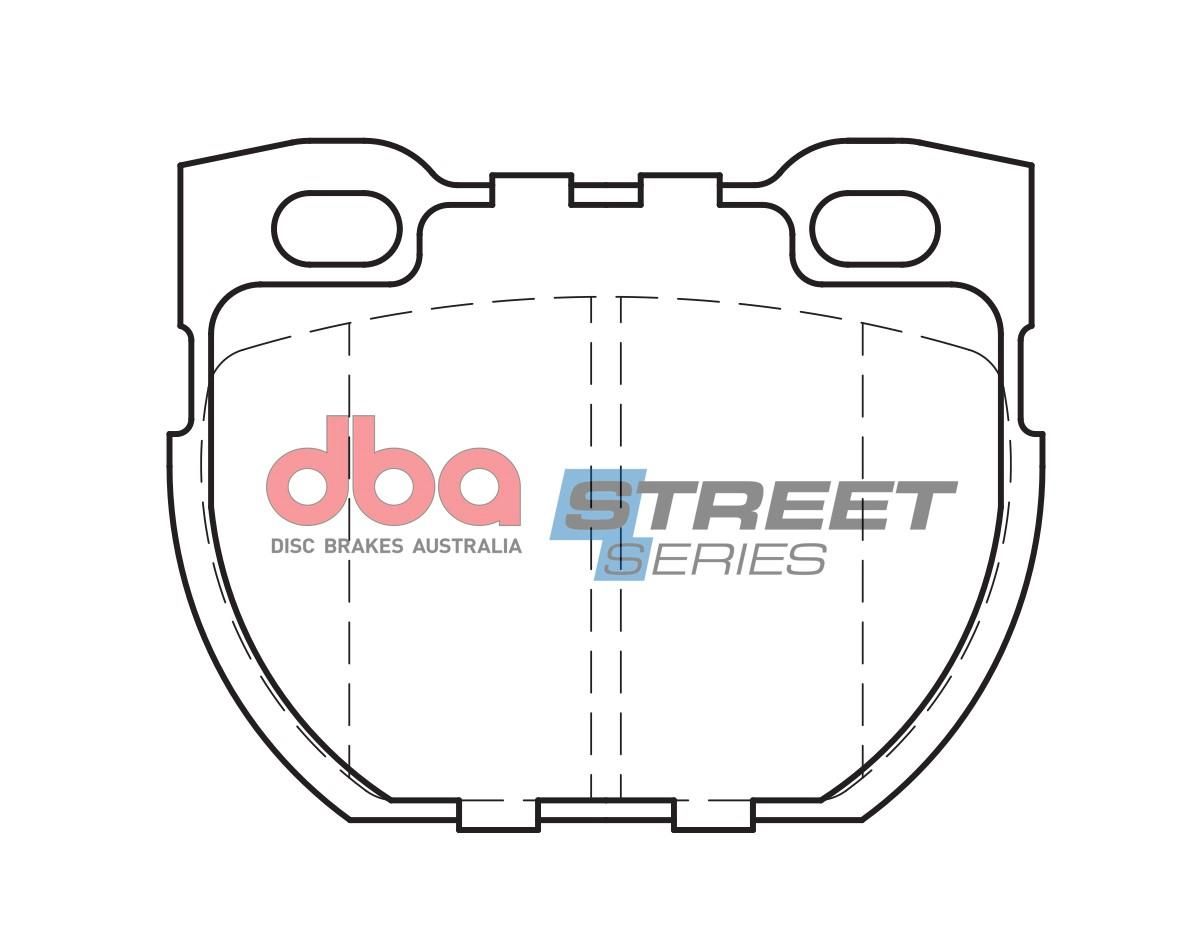 DBA SS STREET SERIES BRAKE PADS [ Landrover Defender 1993-2014 R ] - TecDoc Only