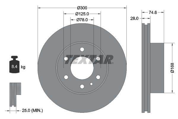 Brake Disc 92155900