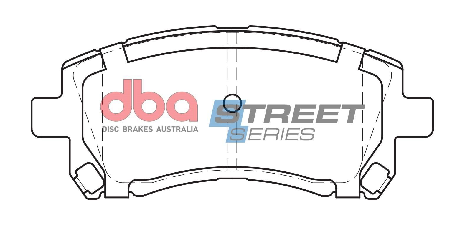 DBA SS STREET SERIES BRAKE PADS [ Subaru 1996-2003 F ] - TecDoc Only