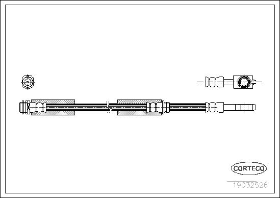 FLEXIBLE DE FREIN AUDI A3-TT  0705