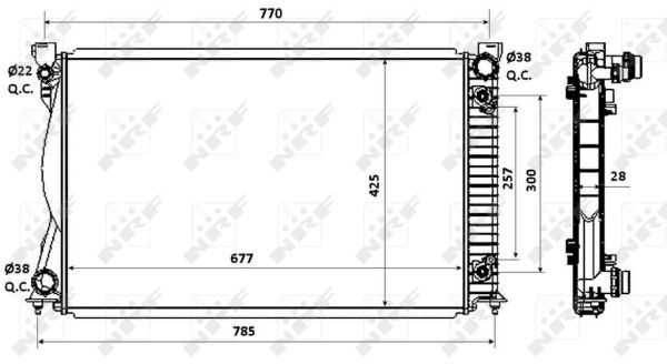 Kühler, Motorkühlung Kühler, Motorkühlung