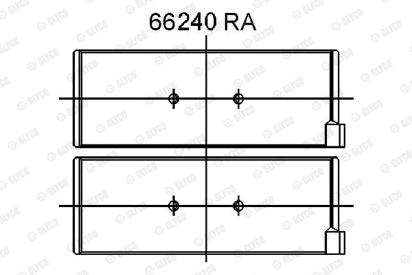 66240RA GLYCO csapágy