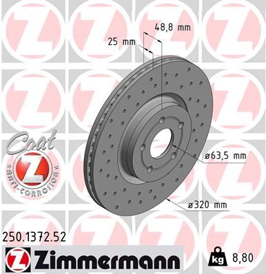 Brake Disc 250.1372.52