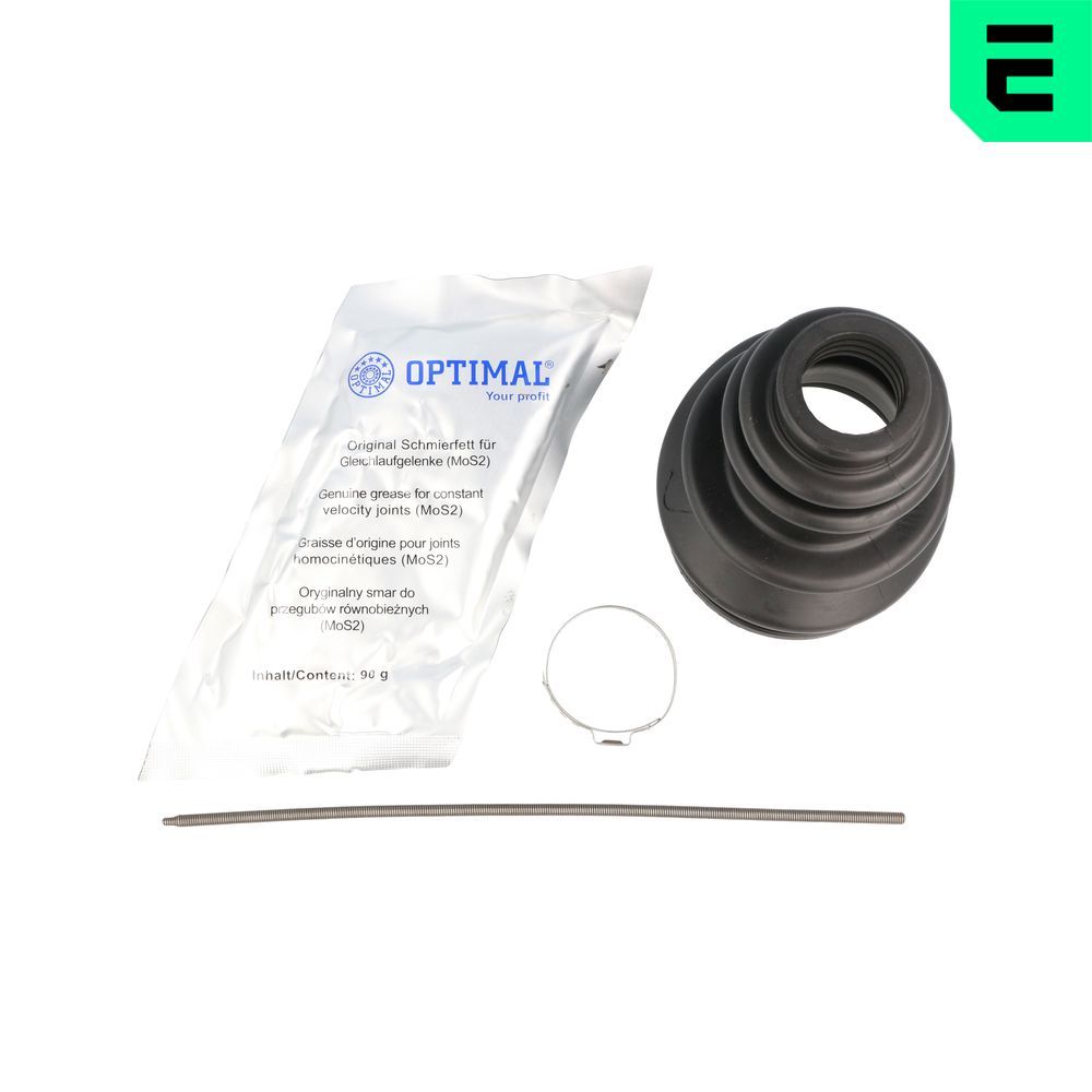 Faltenbalgsatz, Antriebswelle