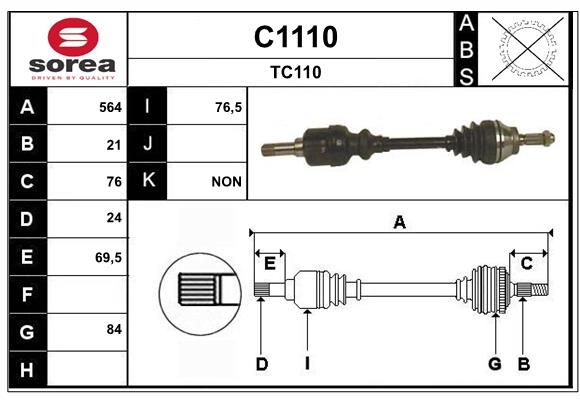 TRANS CITROEN VISA  .