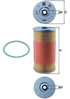 Масляный фильтр OX 80D