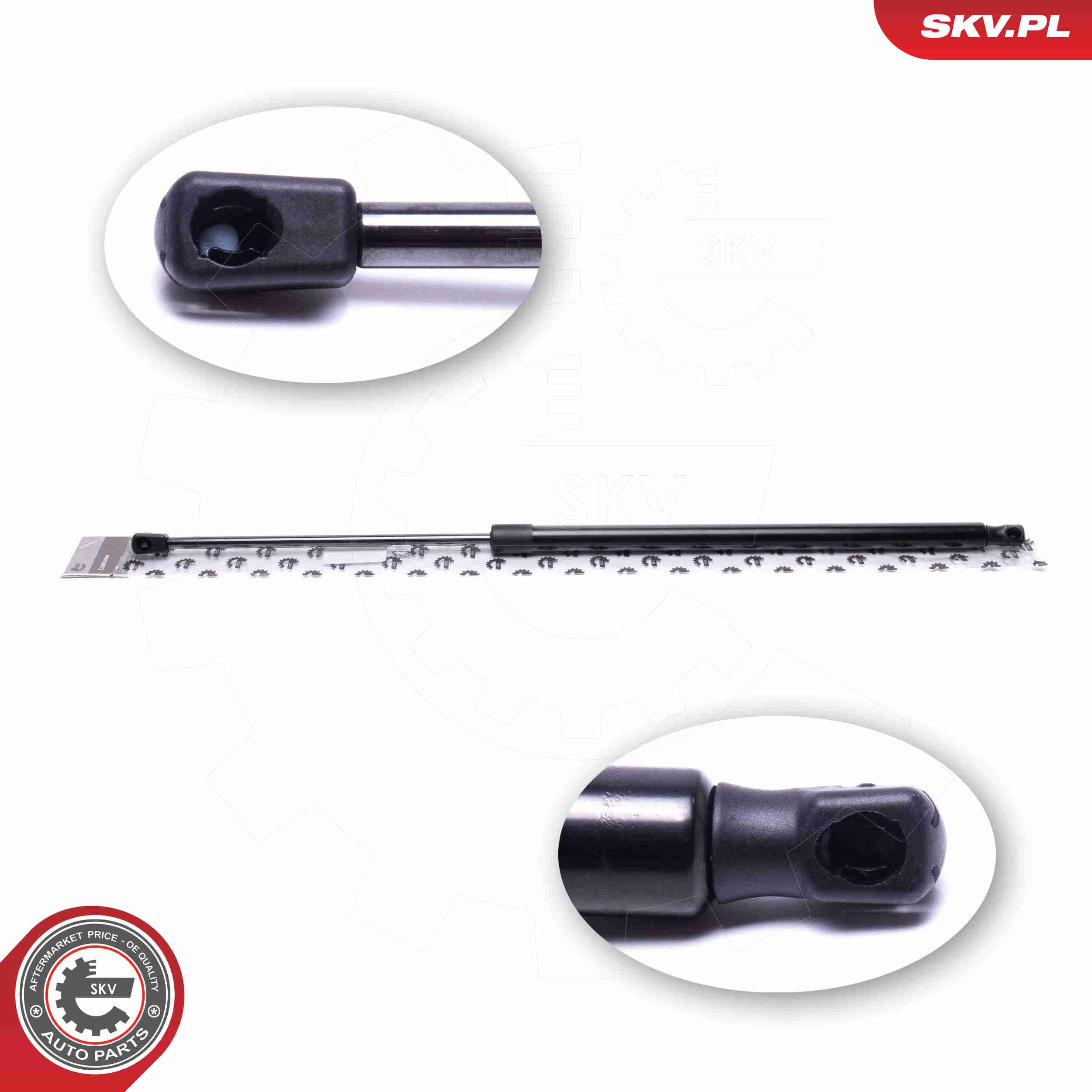 Gasfeder, Koffer-/Laderaum