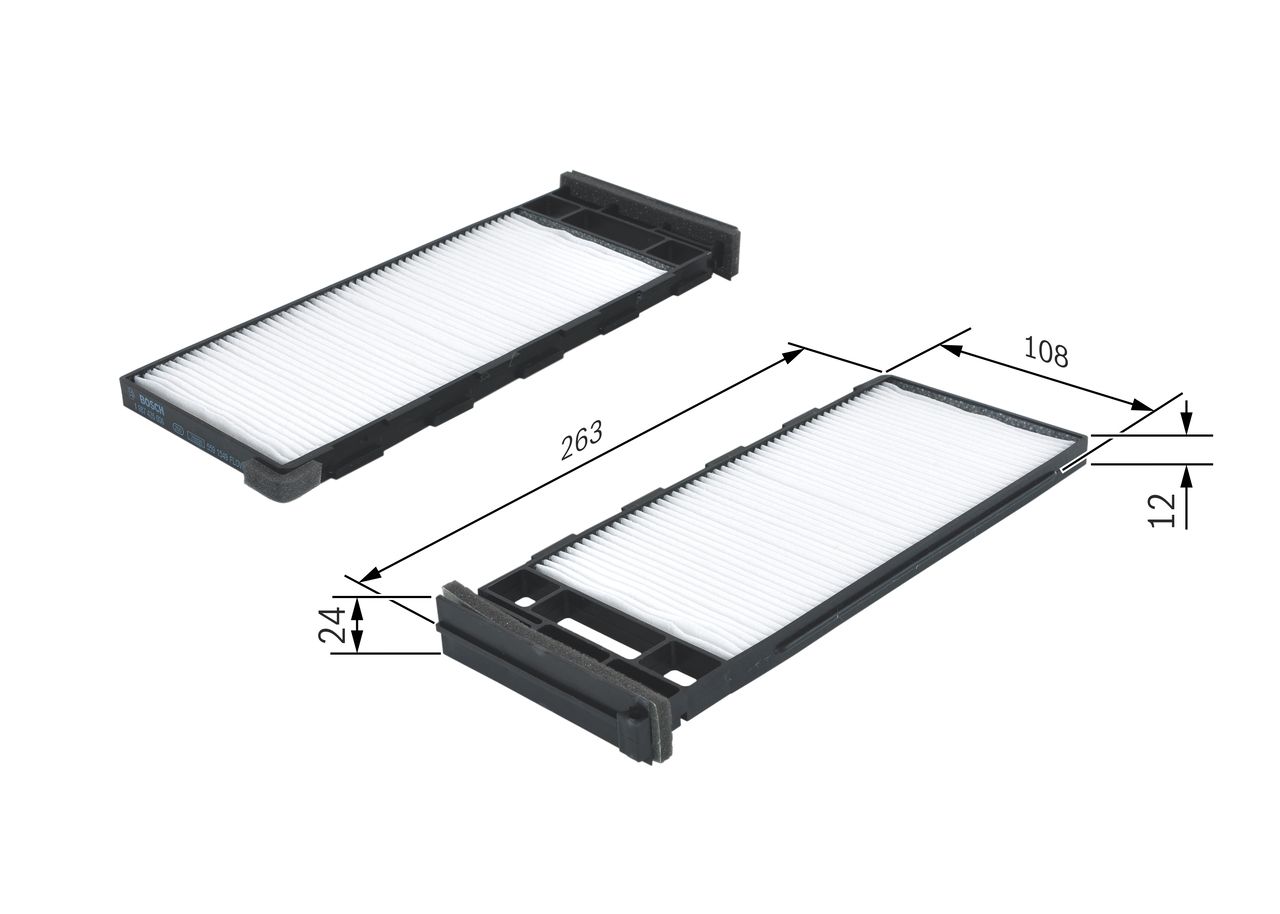 BOSCH 1 987 435 006 - Filter, Innenraumluft