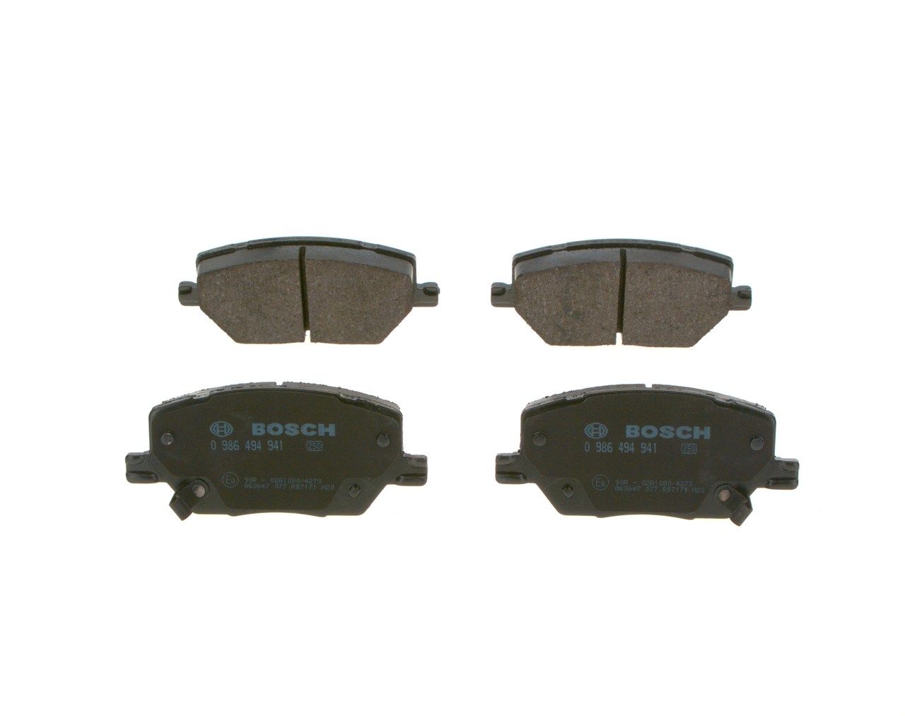 Brake Pad Set, disc brake 0 986 494 941