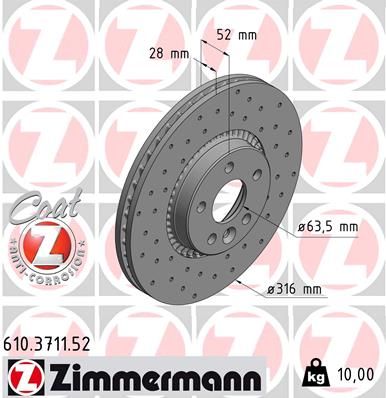 Brake Disc 610.3711.52