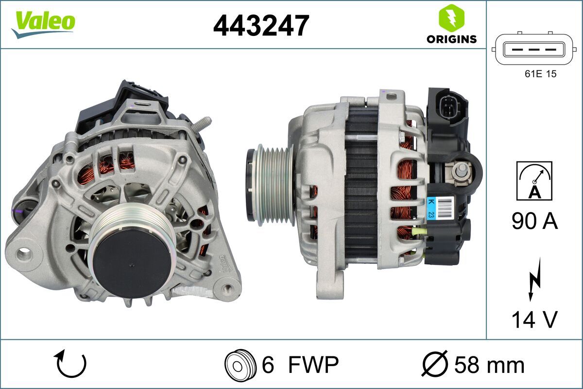 VALEO 443247 Alternator
