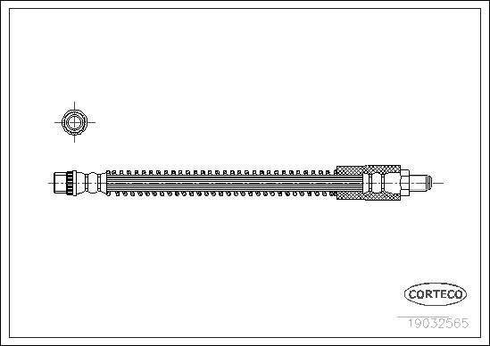 FLEXIBLE DE FREIN OPEL- VAUXHALL  0705