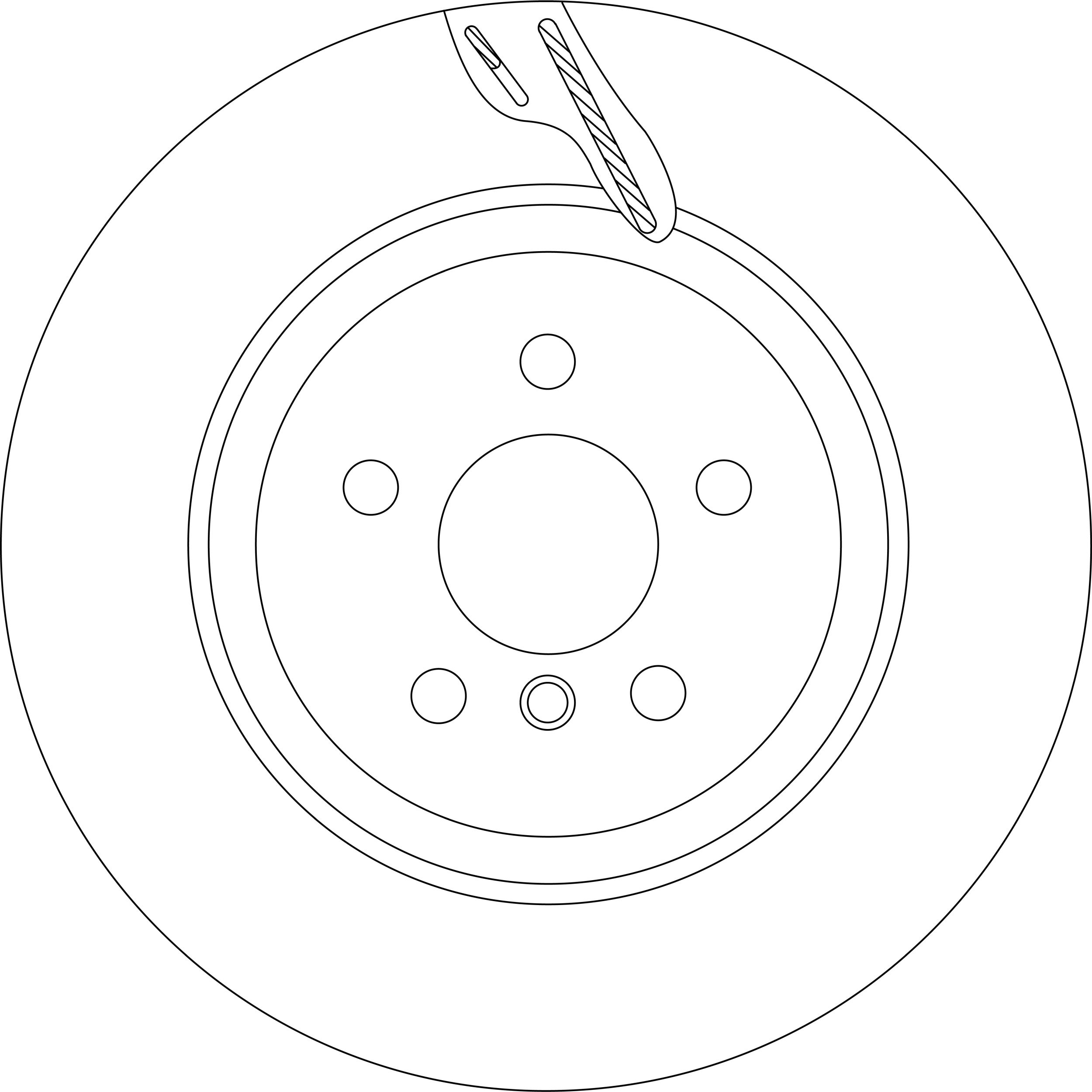 TRW DISC ROTOR - DF8646S BMW X3 ( G01) 2020-on Rear Axle Right - TecDoc Only