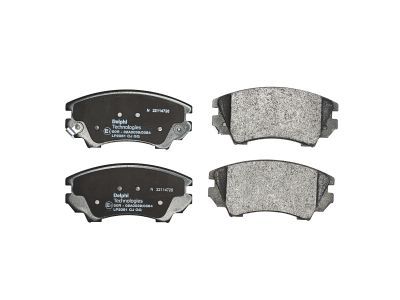 DELPHI LP2081 - Bremsbelagsatz, Scheibenbremse