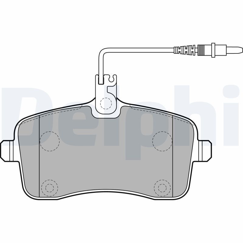 Brake Pad Set, disc brake LP2282