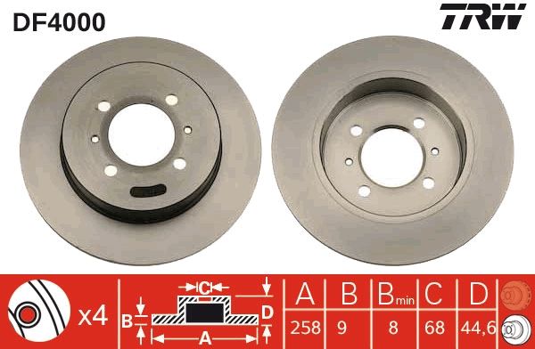 Brake Disc DF4000