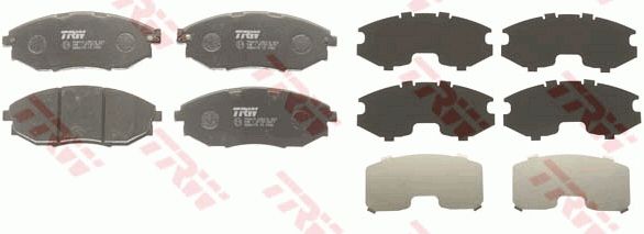 TRW DISC BRAKE PADS - TecDoc 2