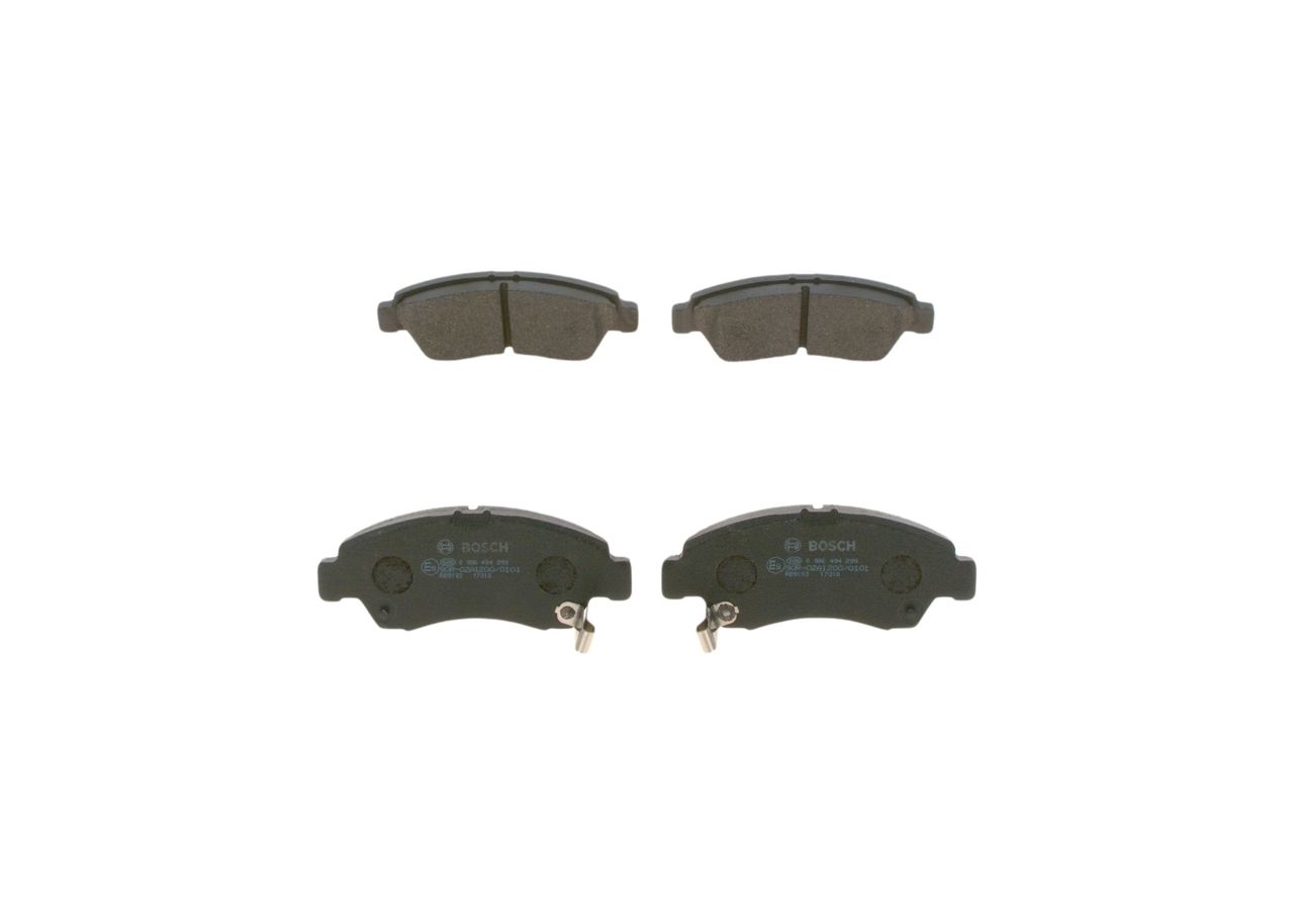 BOSCH 0 986 494 299 Brake Pad Set, disc brake