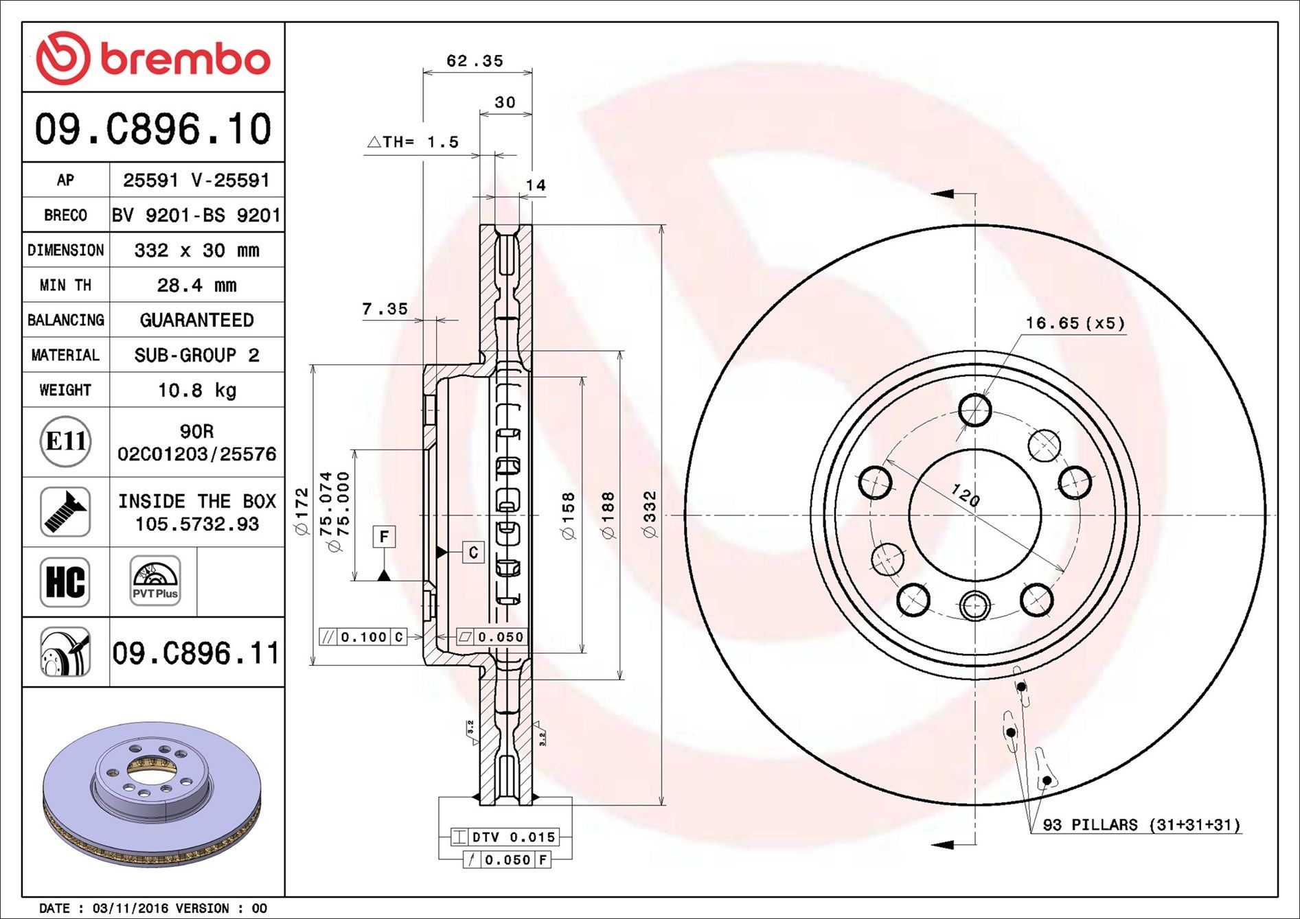 BMW X5 E53 00-07 (FRT) - TecDoc 1
