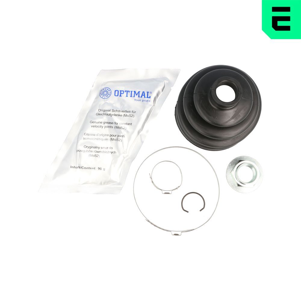 Faltenbalgsatz, Antriebswelle