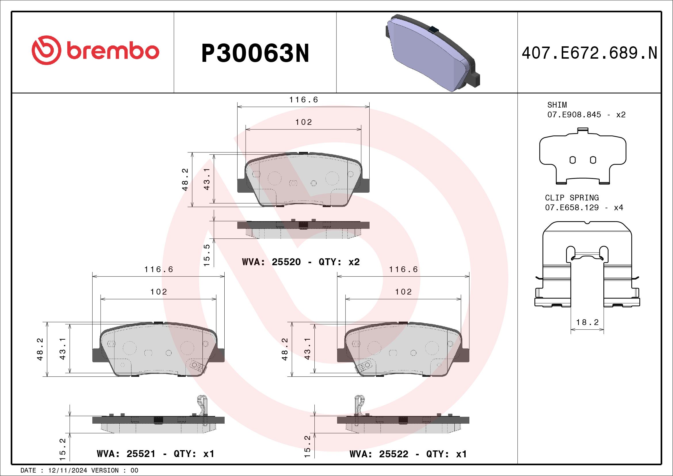HYUNDAI SANTA FE CM 09-13 (RR) - TecDoc 1