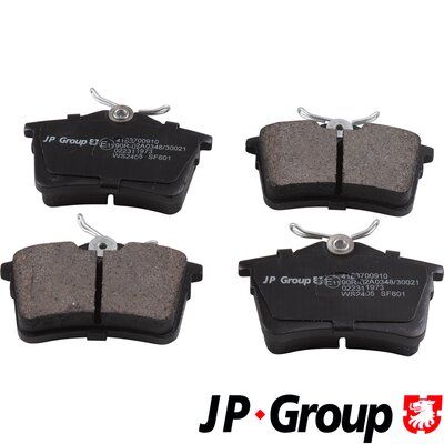 Brake Pad Set, disc brake 4163700910