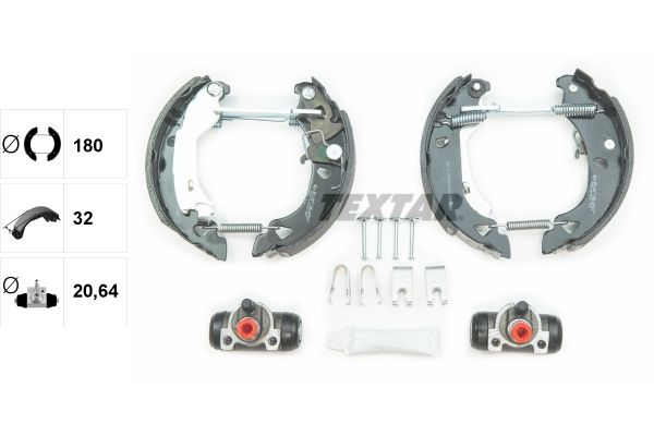 TEXTAR 84049200 - Bremsbackensatz Shoe Kit Pro