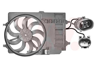0502746 VAN WEZEL ventilátor, motorhűtés