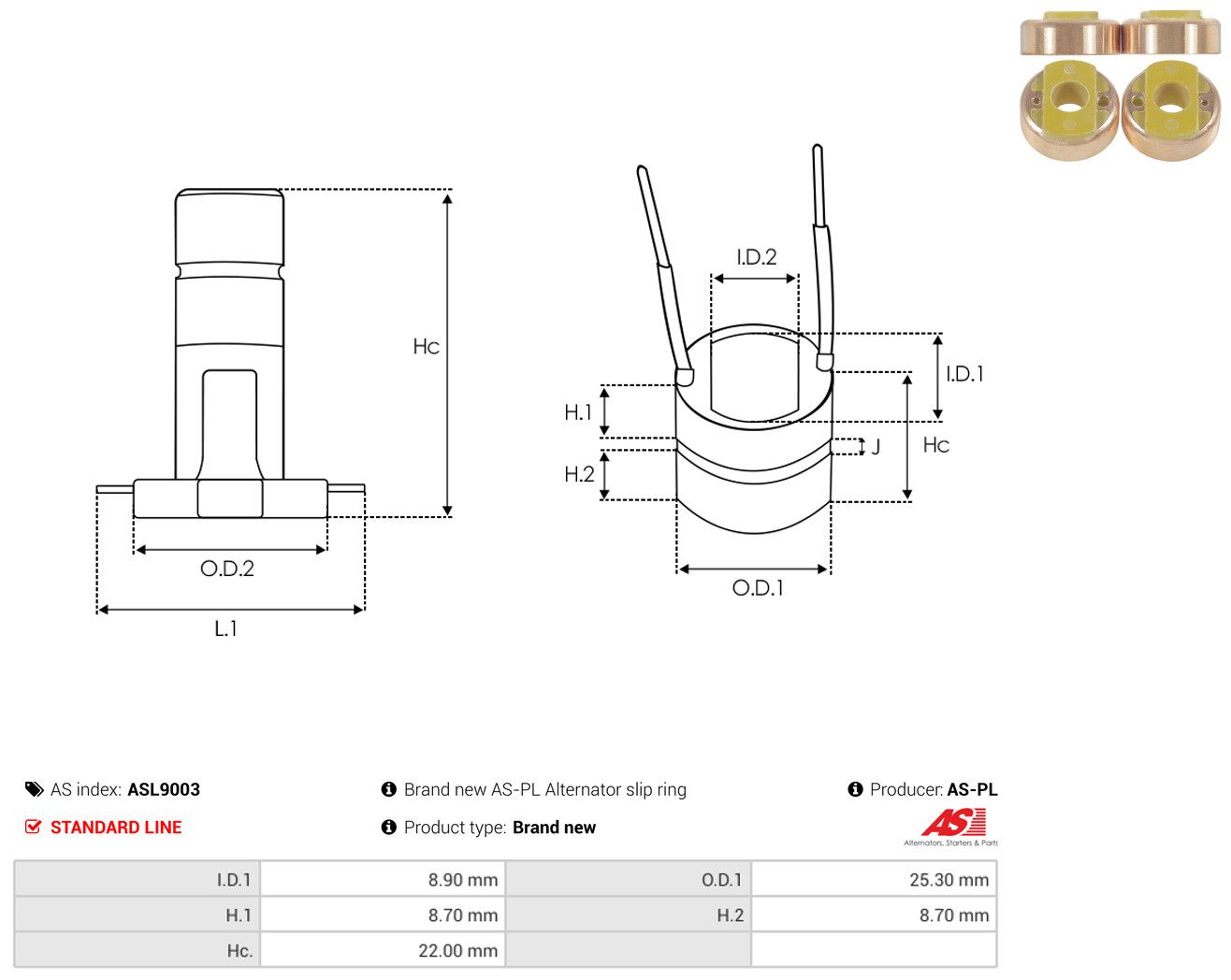 Schleifring, Generator