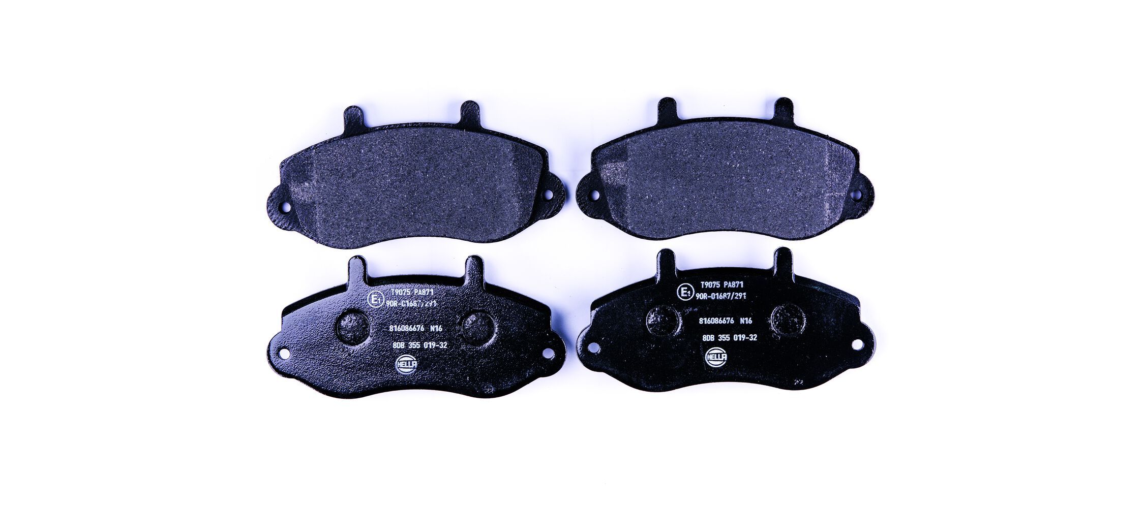 8DB 355 019-321 HELLA fékbetétkészlet, tárcsafék