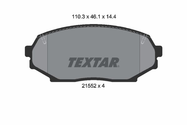 Brake Pad Set, disc brake 2155202