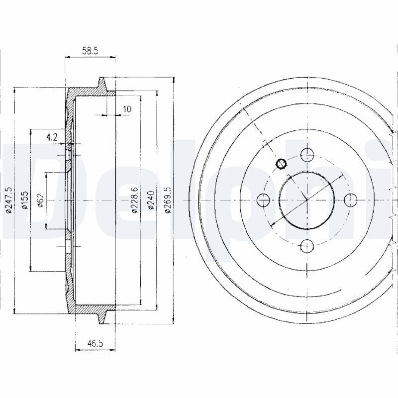 TAMBOUR DE FREIN  0702