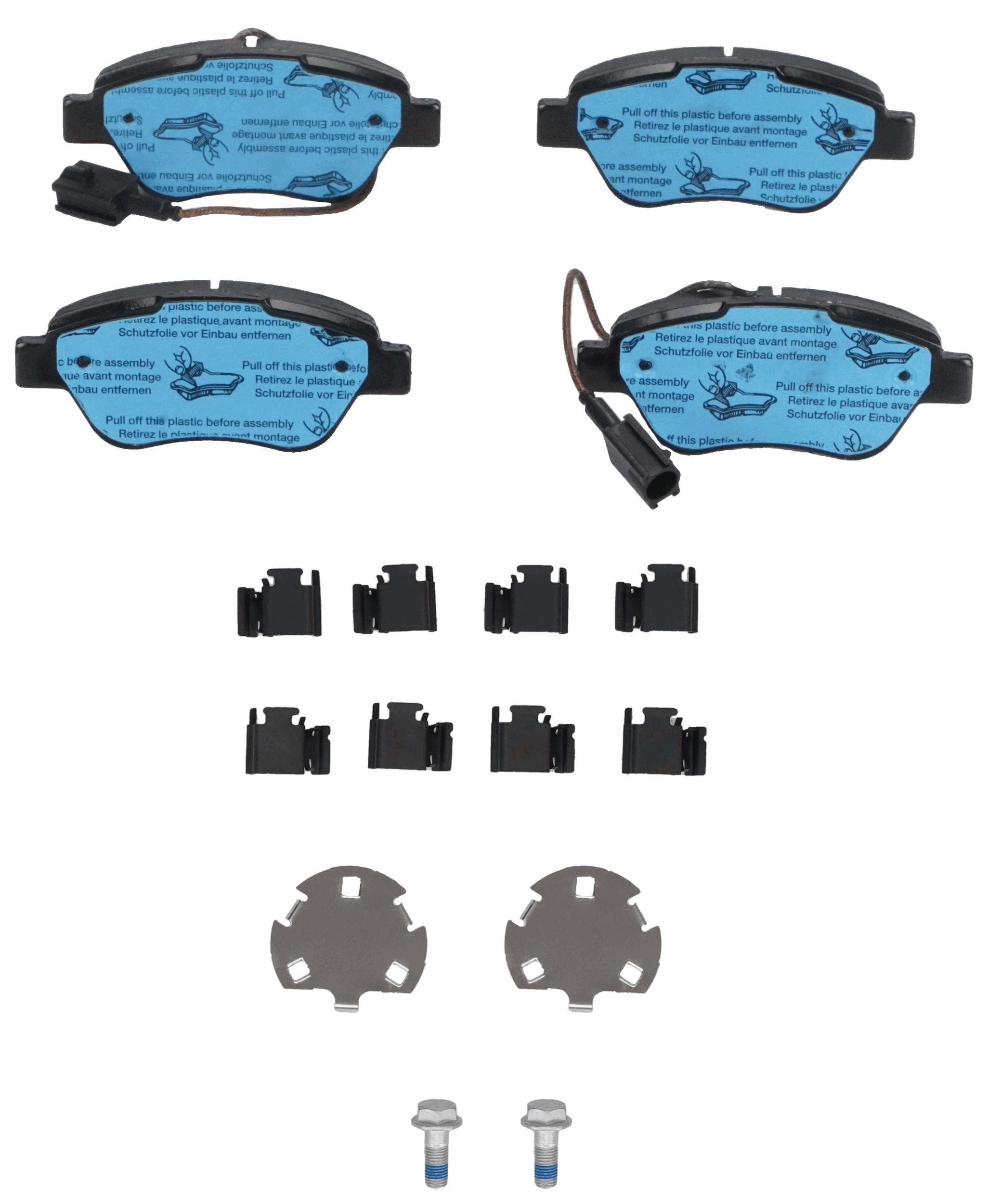 TRW DISC BRAKE PADS - TecDoc 2