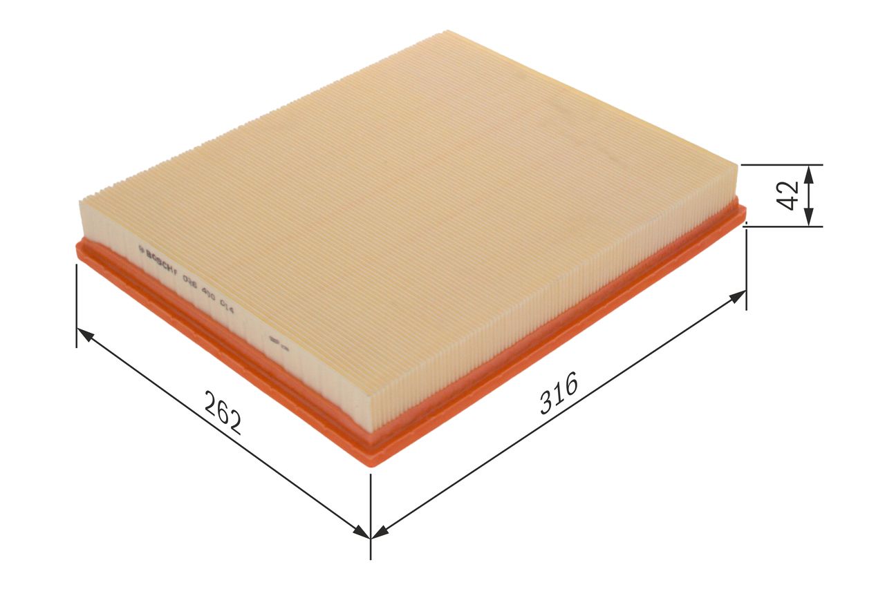 BOSCH F 026 400 014 - Luftfilter