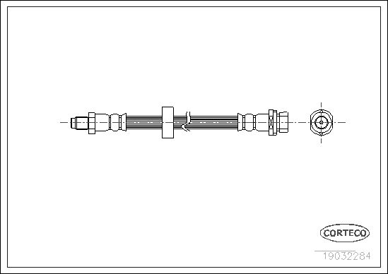 FLEXIBLE DE FREIN FORD MONDEO II  0705