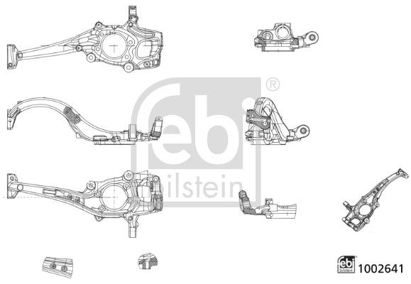 Achsschenkel, Radaufh&auml;ngung