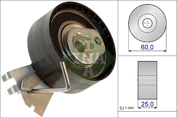 Schaeffler INA 531 0572 10 Tensioner Pulley, timing belt