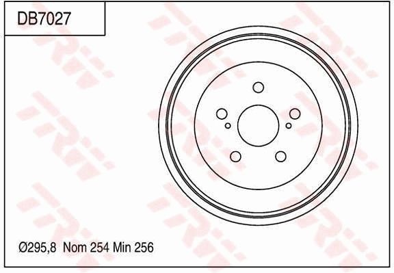 TRW BRAKE DRUM - TecDoc Only