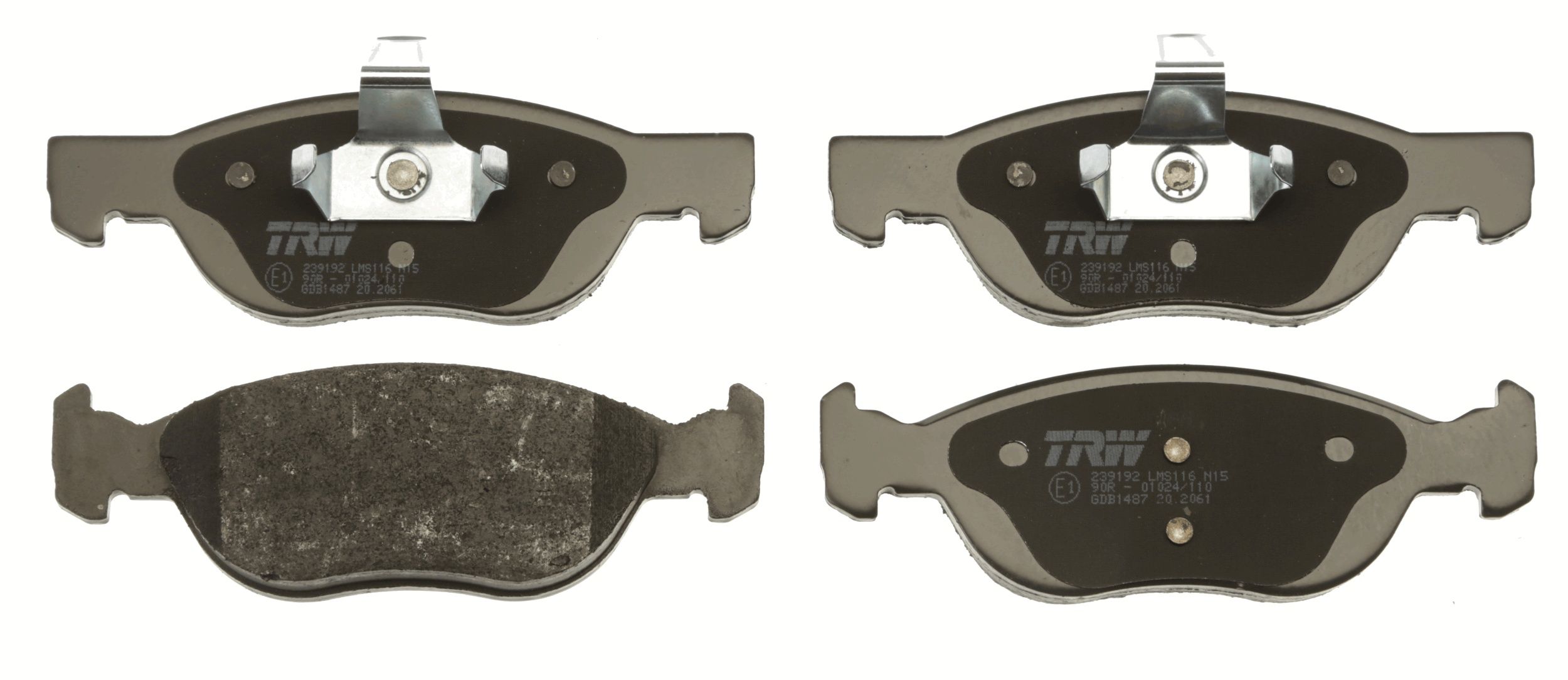 TRW DISC BRAKE PADS - TecDoc 2