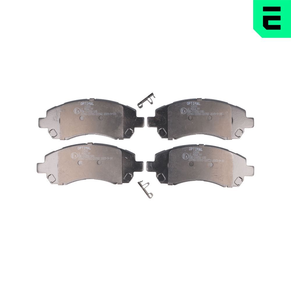 OPTIMAL BP-10200 - Bremsbelagsatz, Scheibenbremse