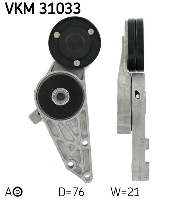 SKF VKM 31033 Belt Tensioner, V-ribbed belt