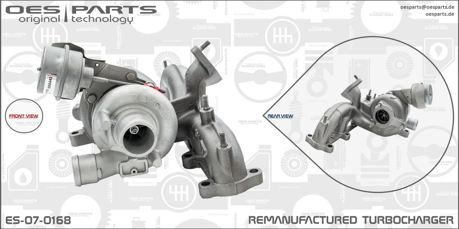 OES PARTS ES-07-0168 - Lader, Aufladung