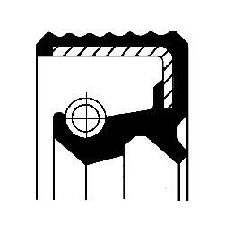 CORTECO 12017300B Shaft Seal, wheel hub