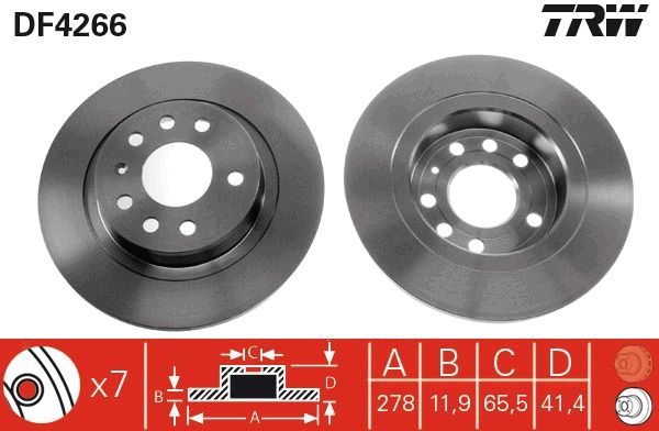 PAIRE DE DISQUES  9900