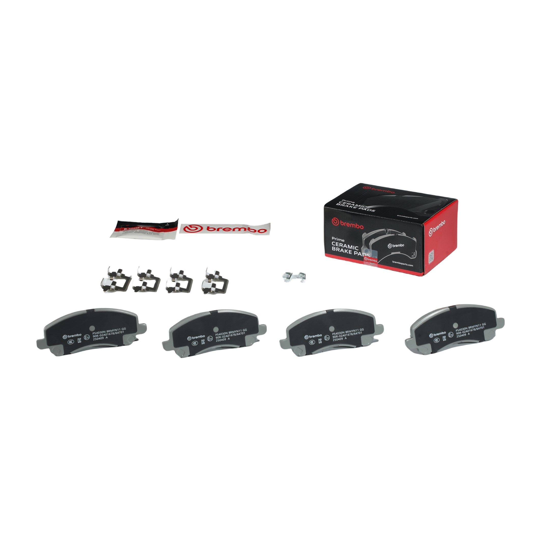 BREMBO DISC PAD -  JEEP COMPASS LIMITED MK 07-17 (FRT) - TecDoc 1