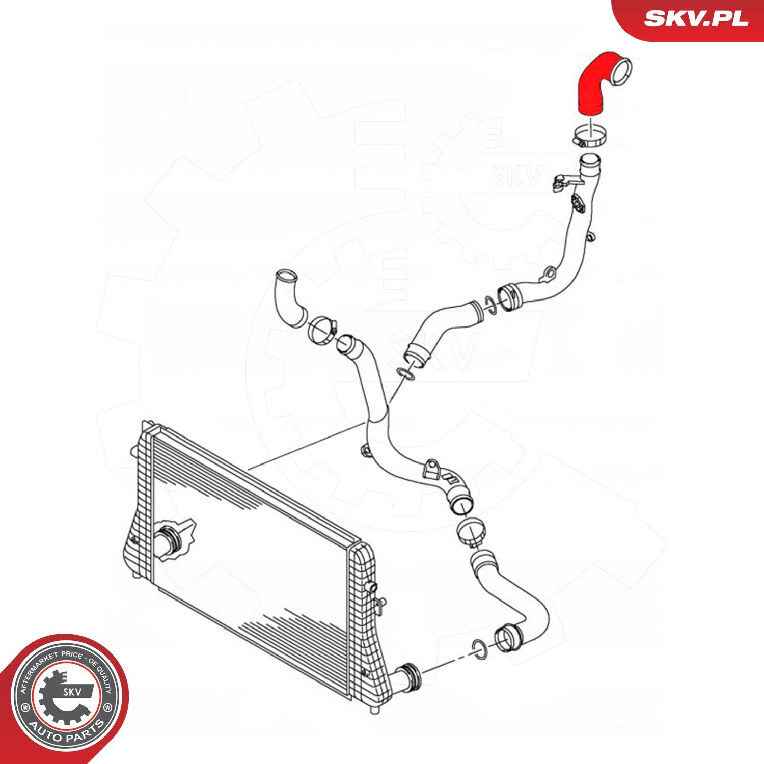ESEN SKV 43SKV443 - Ladeluftschlauch
